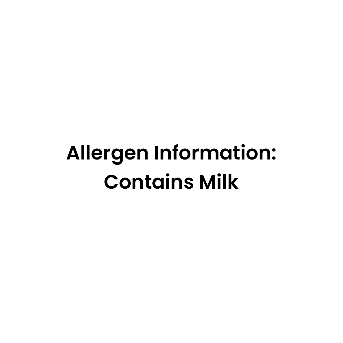 Barsana Magic and allergen information contains milk
