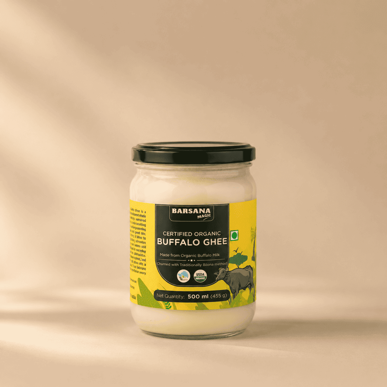 Organic Buffalo Ghee | Churned With Traditional Bilona Method