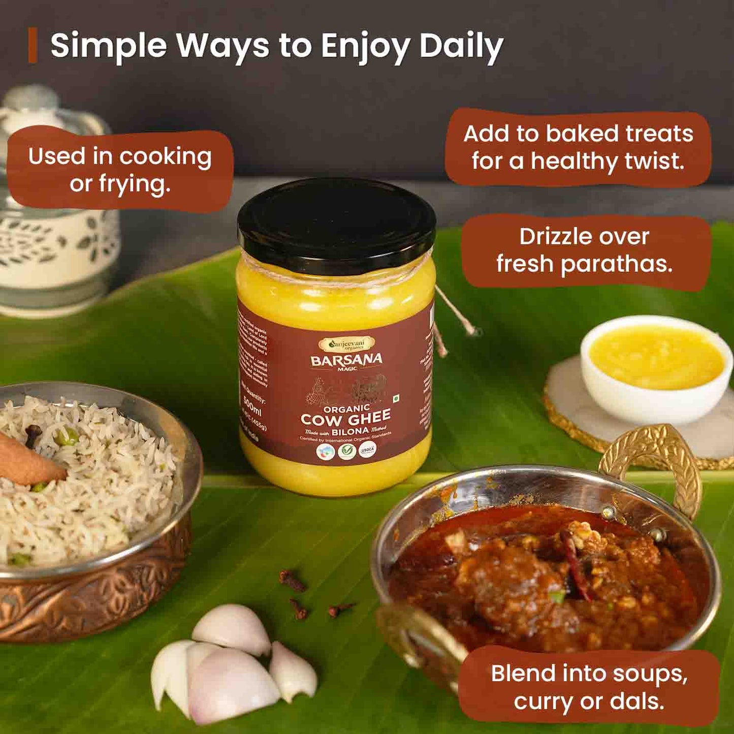 Organic Bilona Cow Ghee