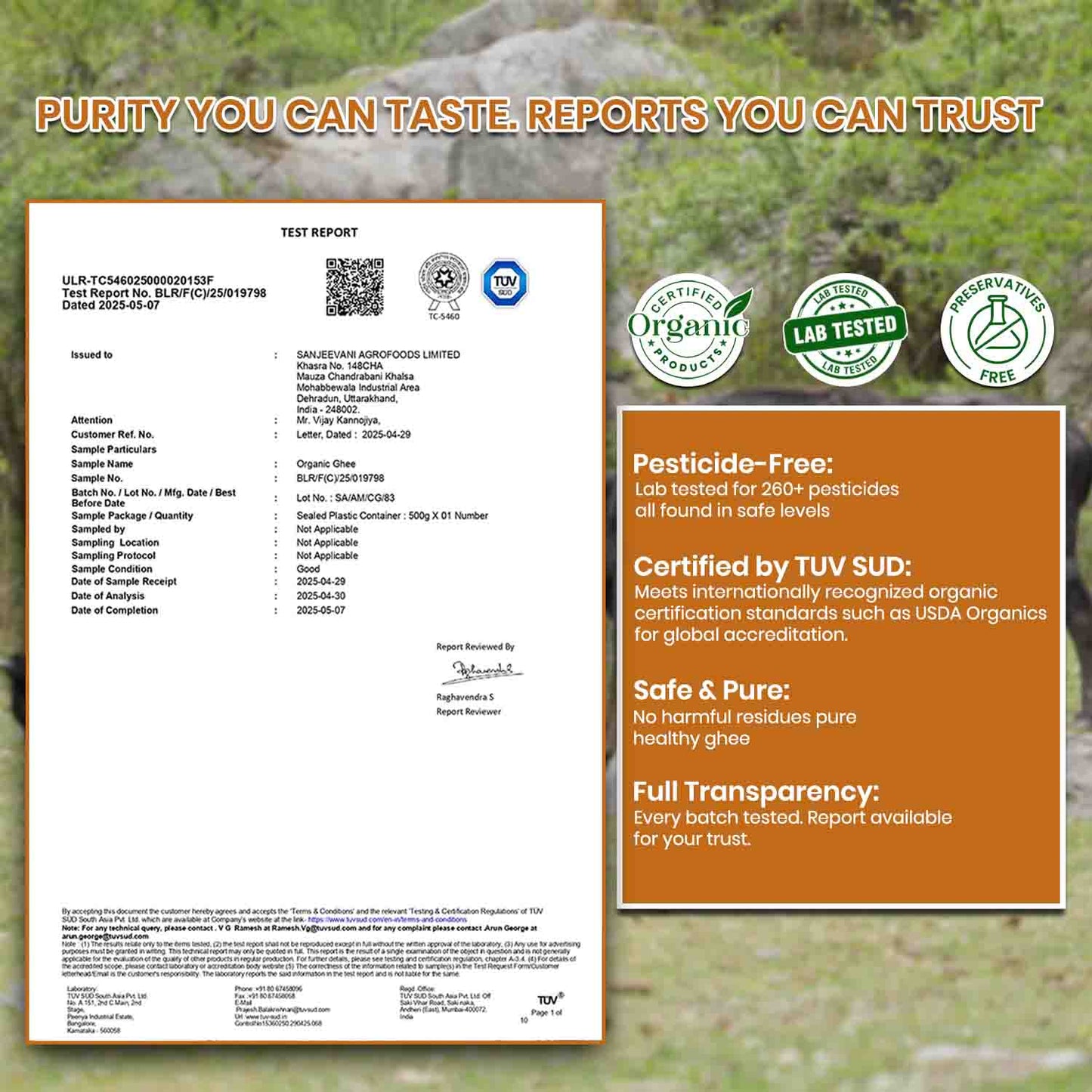 Barsana Magic Lab-Tested and Certified for Quality and Purity