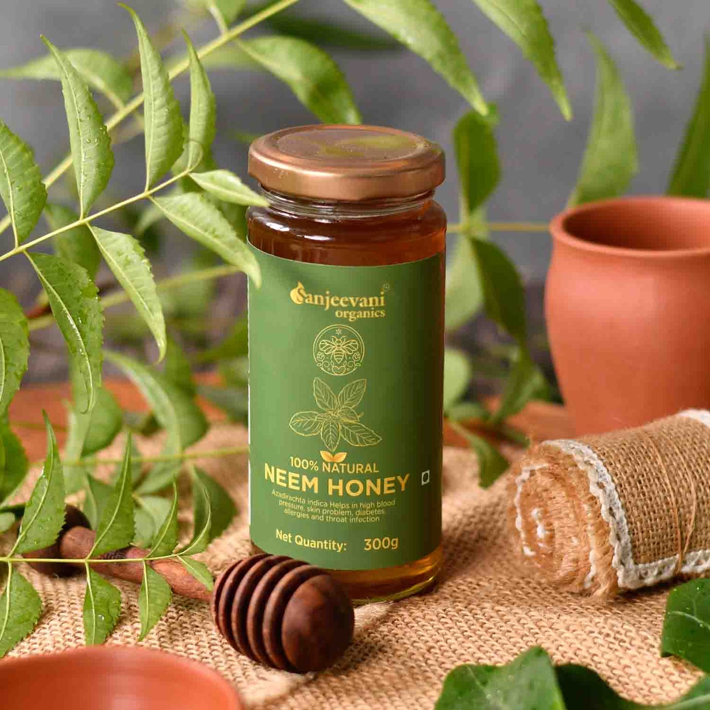 Barsana Magic Natural Neem Honey 300g | Mono Flora Honey