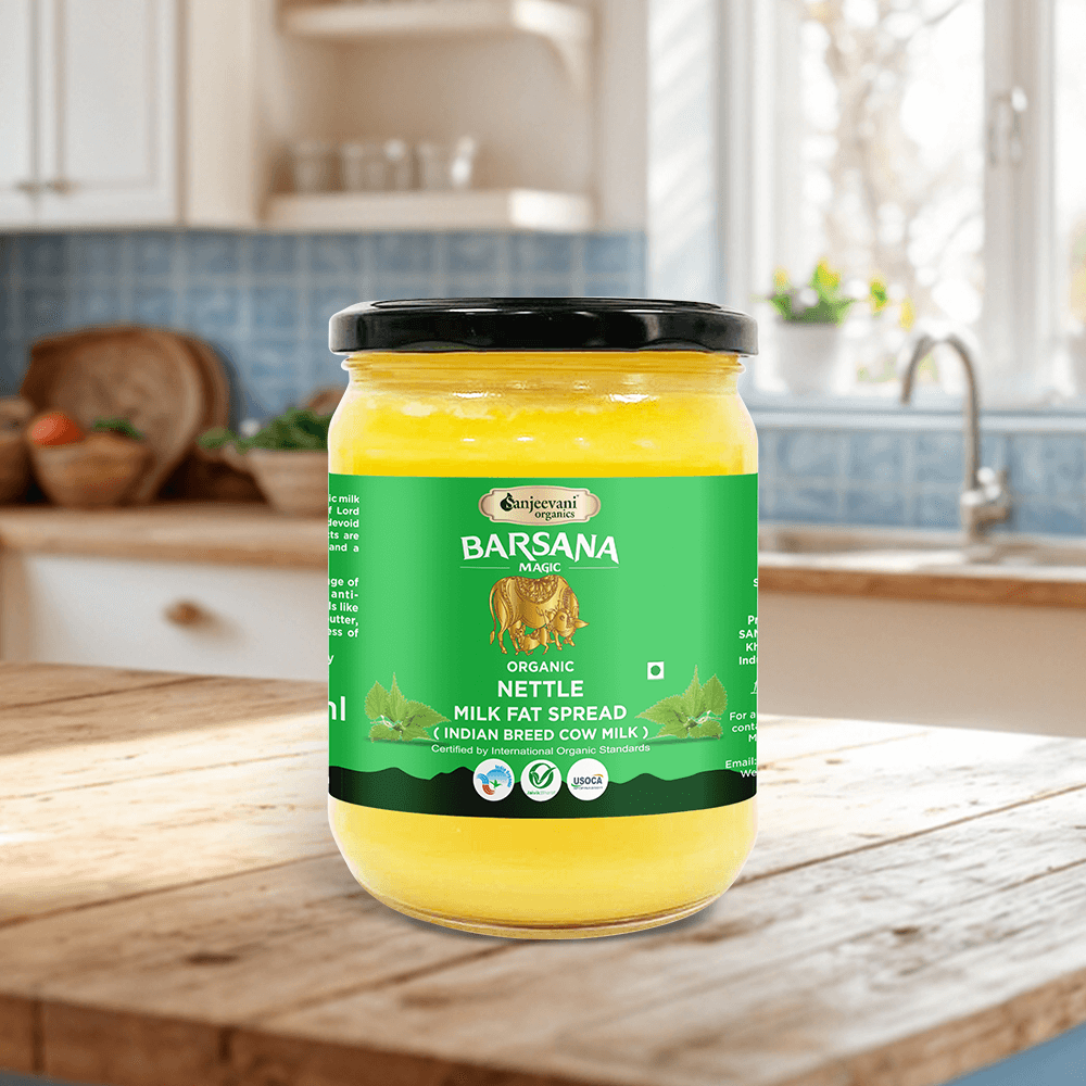 Organic Nettle Milk Fat Spread - 500ml