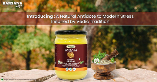 Herbal Milk Fat Spread: A Natural Antidote to Modern Stress Inspired by Vedic Tradition