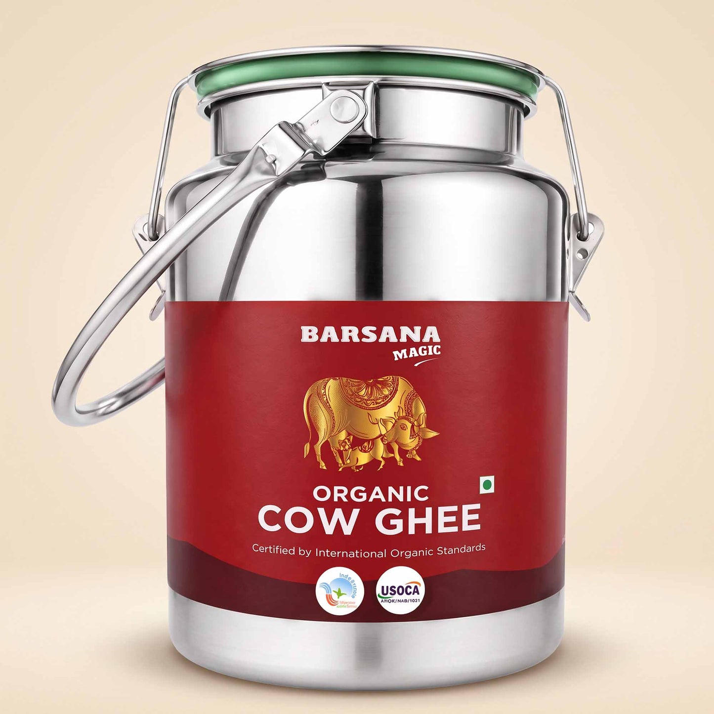 Organic Cow Ghee Dolchi 2.5L | Family Saver Pack