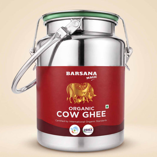 Organic Cow Ghee Dolchi 2.5L | Family Saver Pack