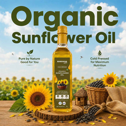 Organic – Sunflower & Mustard Combo Oil