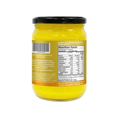 Organic Turmeric & Garlic Milk Fat Spread (500ml)