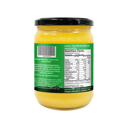 Organic Nettle Milk Fat Spread - 500ml
