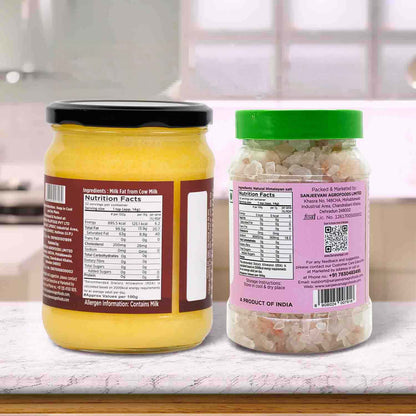 Barsana Magic and Two jars with labels on a kitchen counter