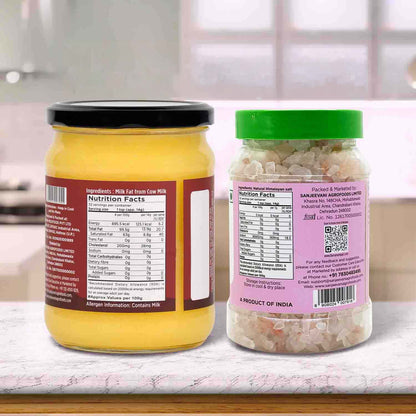 Barsana Magic and Two jars with labels on a kitchen counter