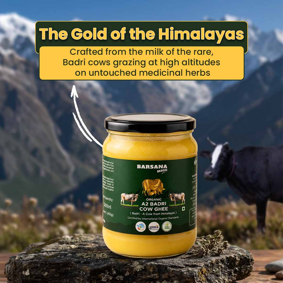 Organic A2 Badri Cow Ghee from the Himalayas