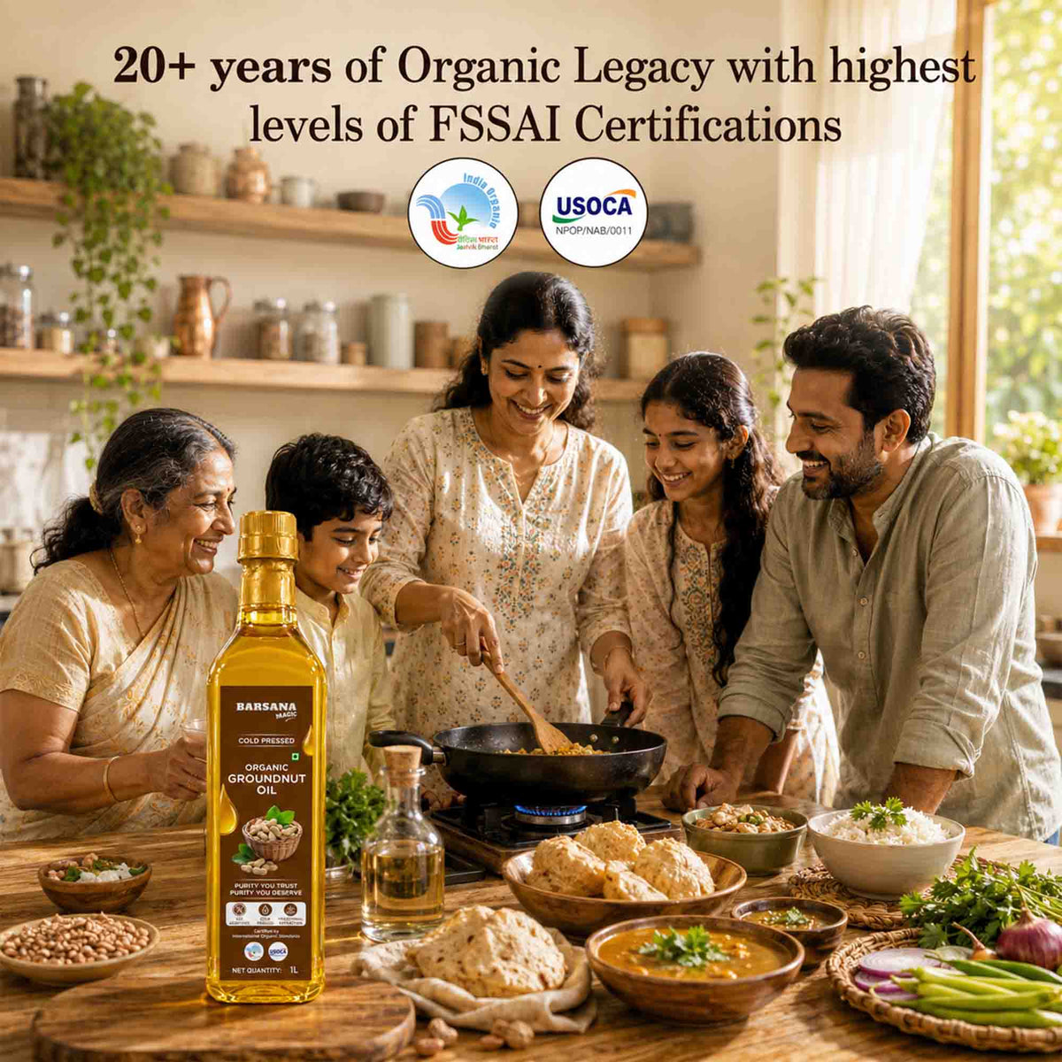 Organic – Sunflower, Mustard & Groundnut Oil Combo