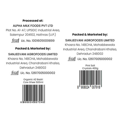 Barsana Magic and Back of a product packaging with branding and contact information on a white background