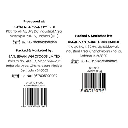 Barsana Magic and Back of a product packaging with branding and contact information on a white background