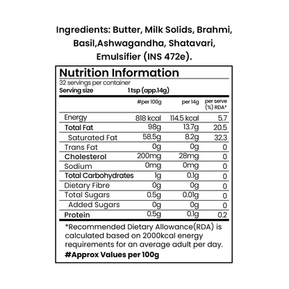 Organic Herbal Milk Fat Spread - 500ml