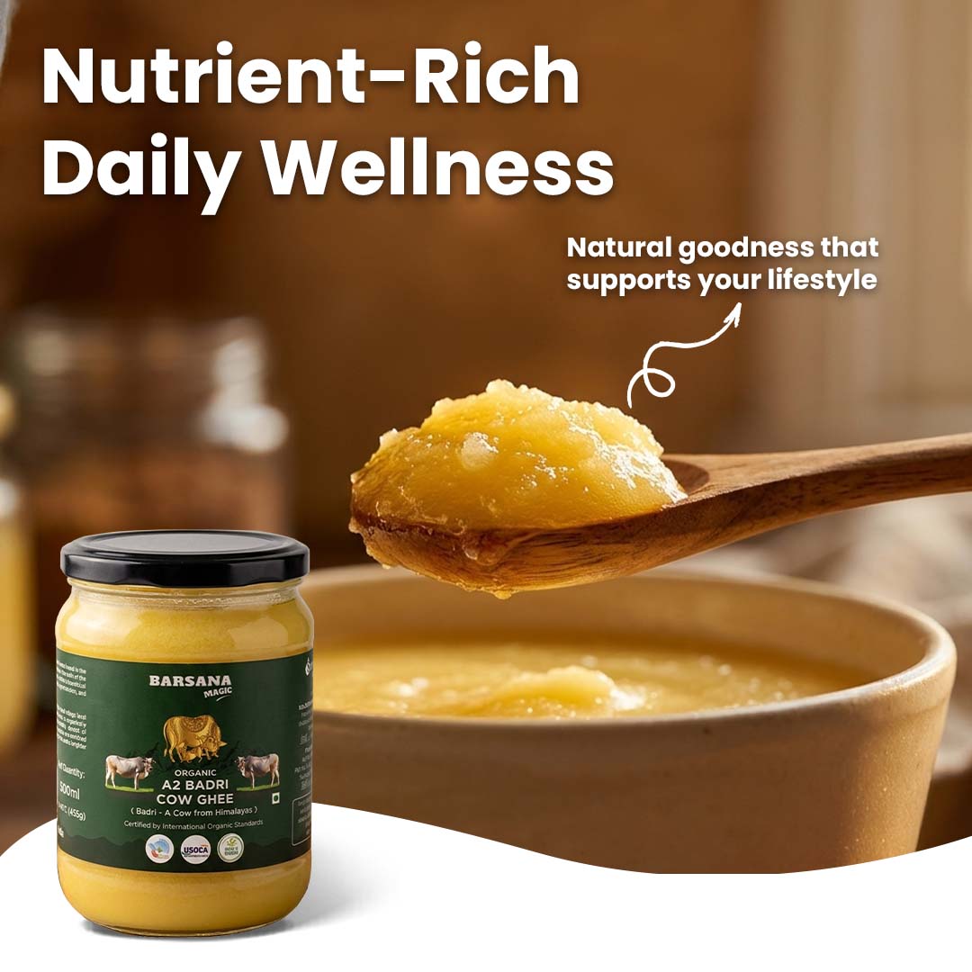 Organic A2 Badri Cow Ghee from the Himalayas