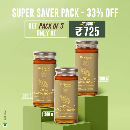 Barsana Magic and Acacia Honey, Raw Mono-floral Unfiltered