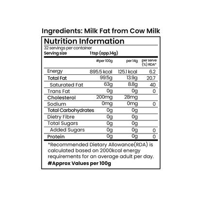 Organic A2 Badri Cow Ghee 500ML and Organic Bilona Cow Ghee 500ML (Pack of 2)