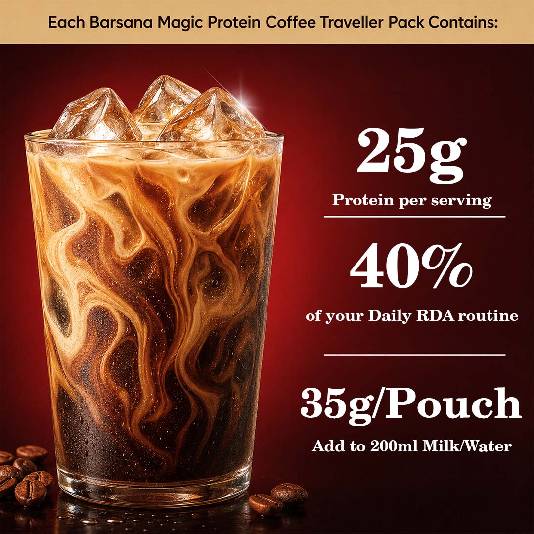 Iced Vanilla Whey Protein Coffee | 25g Protein | Single Sachet (35g)