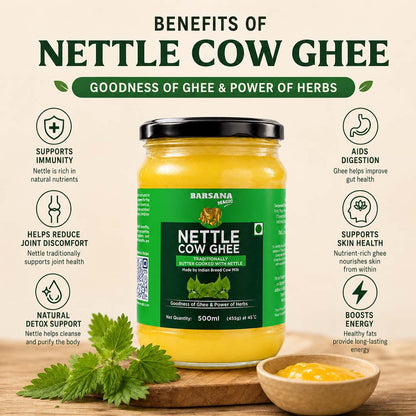 Organic Nettle Cow Ghee 500ml