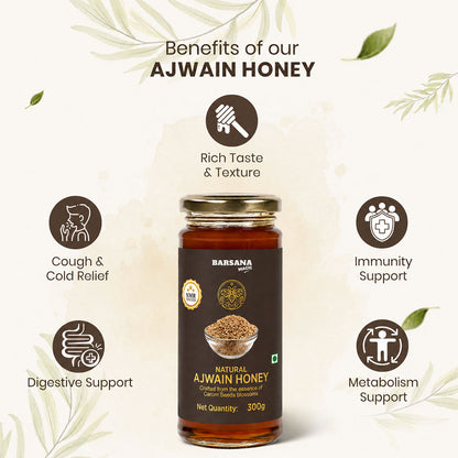 NMR Tested Natural Ajwain honey