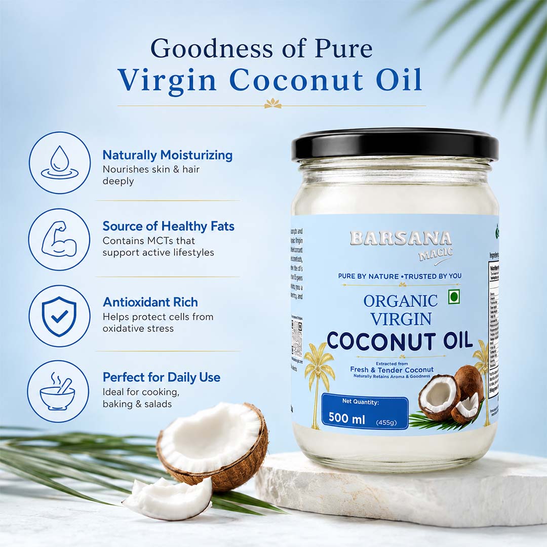 Organic Virgin Coconut Oil  500ml