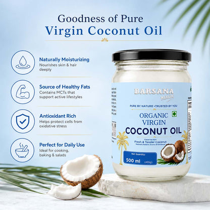 Organic Virgin Coconut Oil  500ml