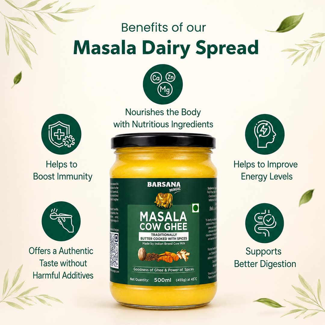 Organic Masala Cow Ghee 500 ml