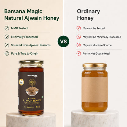 NMR Tested Natural Ajwain honey