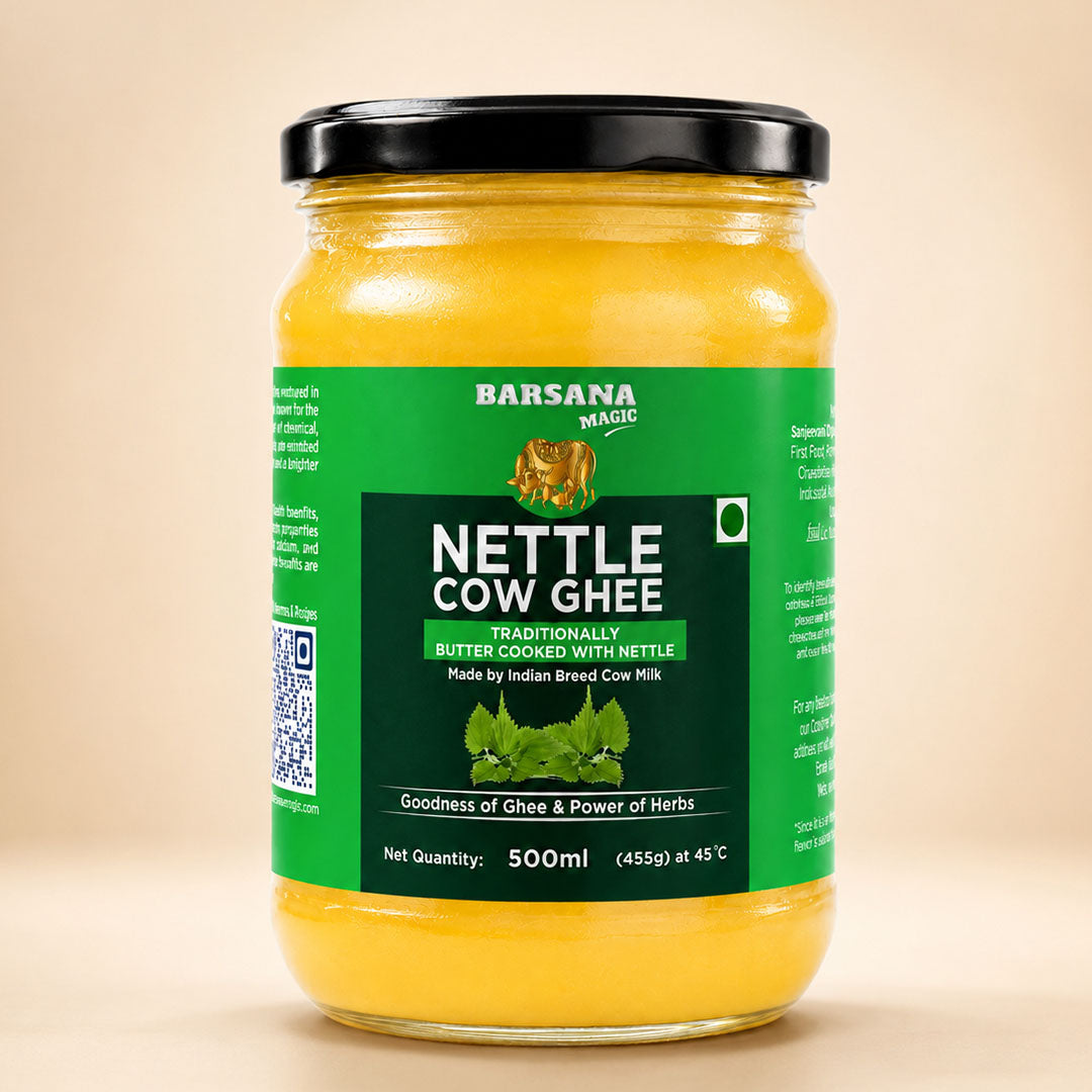Organic Nettle Cow Ghee 500ml