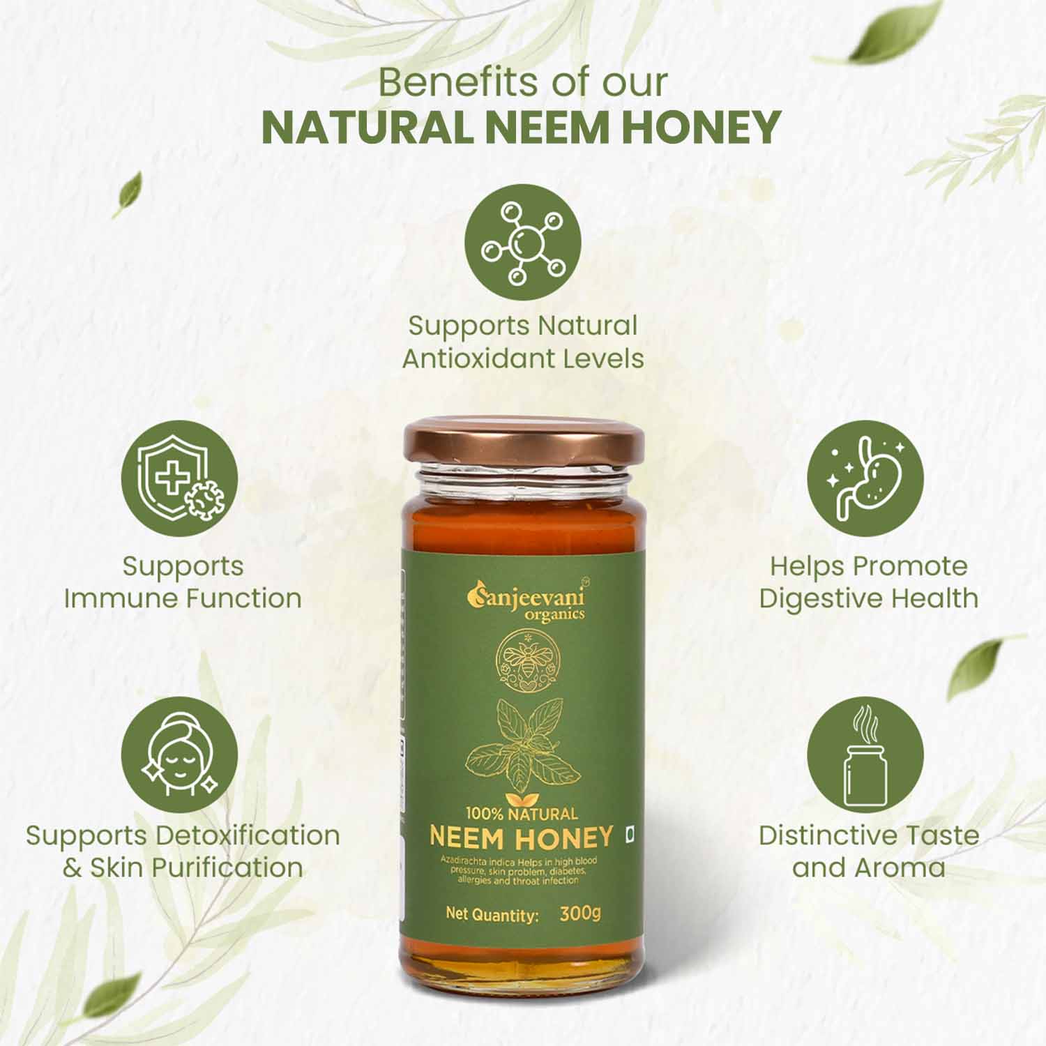 Barsana Magic Benefits of Our Natural  Neem Honey