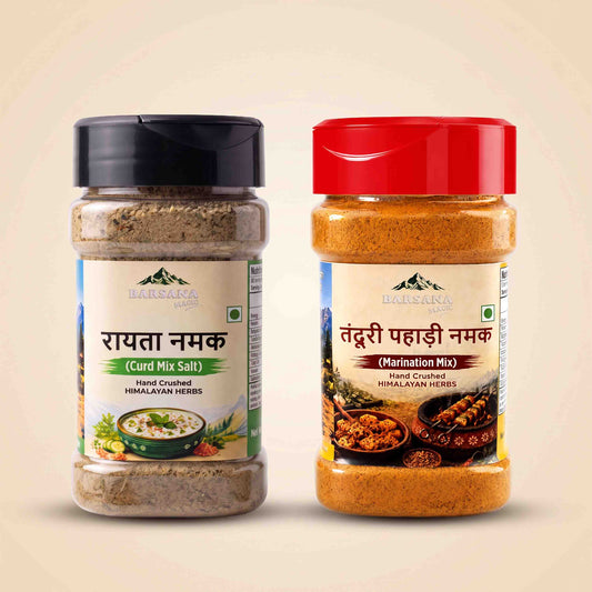 Raita Namak + Tandoori Pahadi Namak Combo | Pack of 2