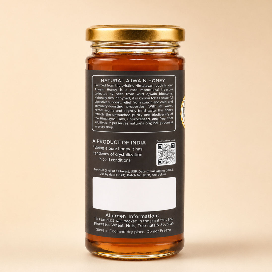 NMR Tested Natural Ajwain honey