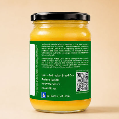 Organic Nettle Cow Ghee 500ml