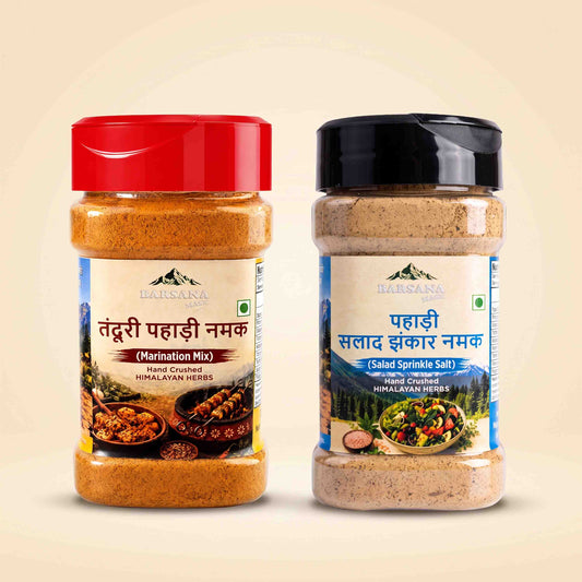 Tandoori Pahadi Namak + Pahadi Salad Jhankar Namak Combo
