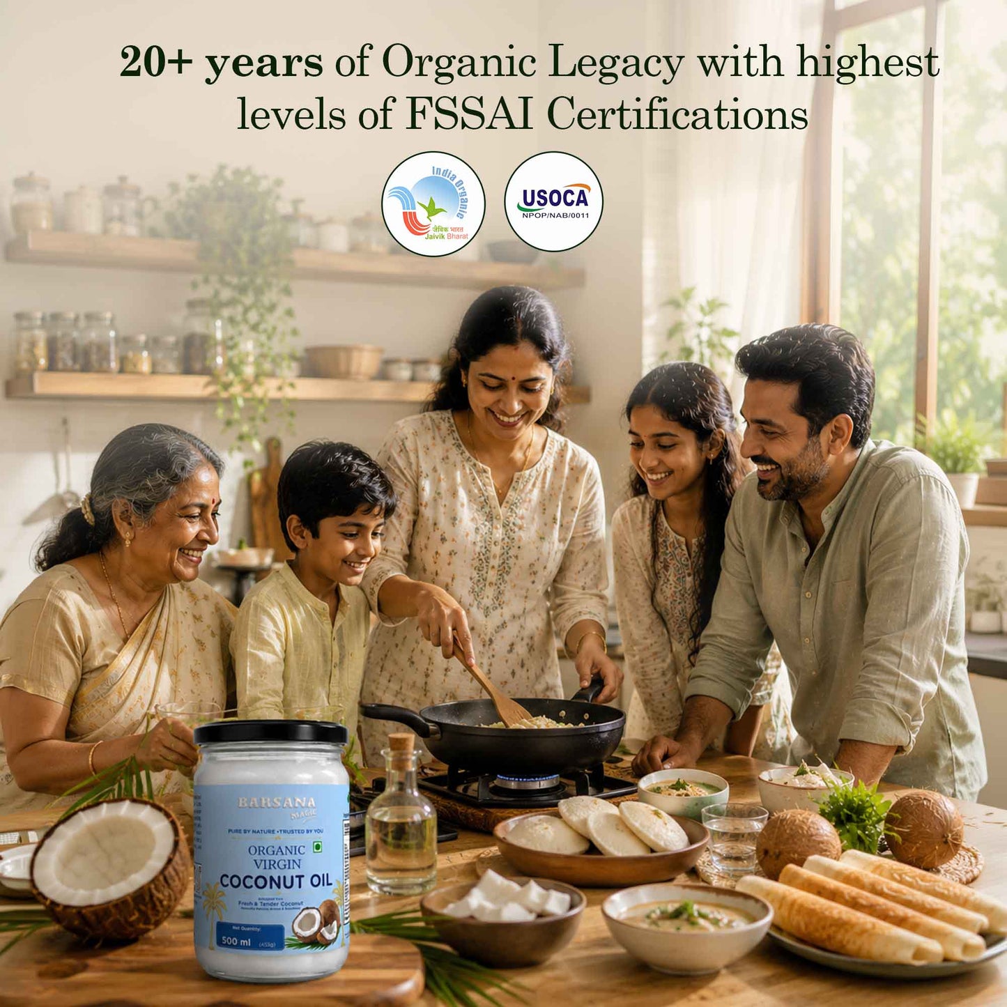 Organic Virgin Coconut Oil  500ml