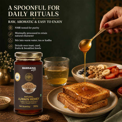 NMR Tested Natural Ajwain honey