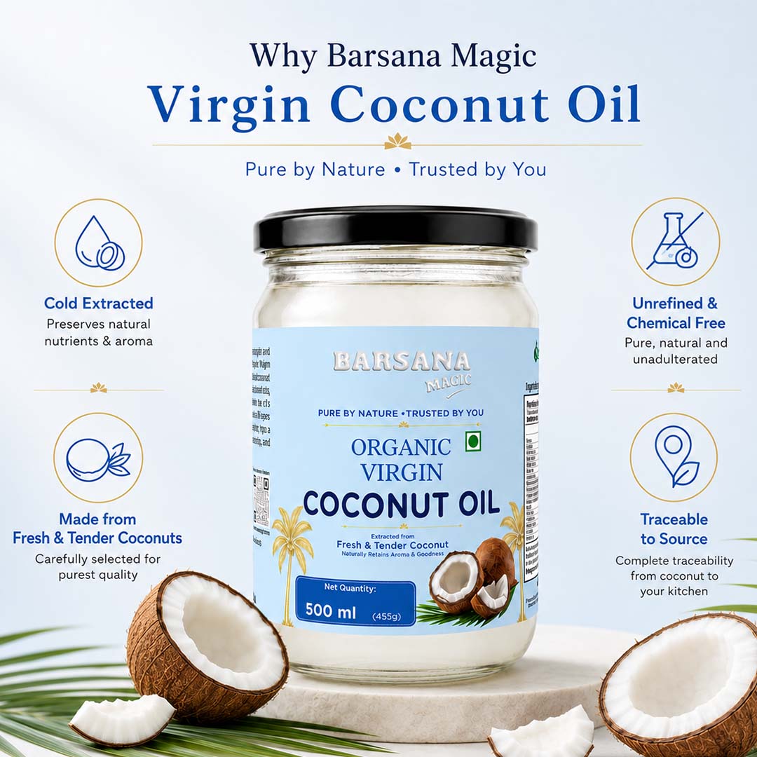 Organic Virgin Coconut Oil  500ml
