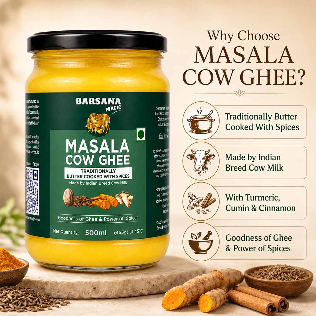 Organic Masala Cow Ghee 500 ml