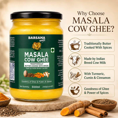 Organic Masala Cow Ghee 500 ml