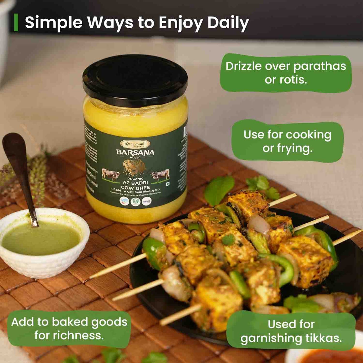 A2 Badri Cow Ghee Pack of-2
