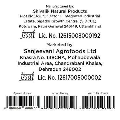 Barsana Magic and Product label with Shivalik Natural Products and Sanjeevani Agrofoods Ltd information, including SSFAS logos and barcodes.