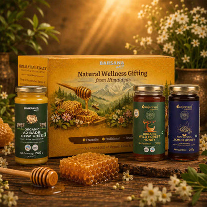 The Nature’s Essential Collection | Ghee & Honey Gift Box