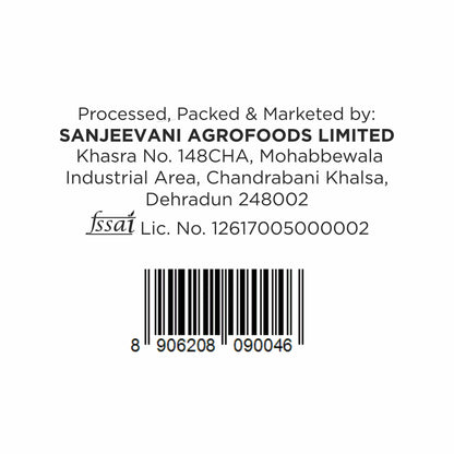 Barsana Magic and Sanjeevani Agrofoods Limited branding and contact information on a white background