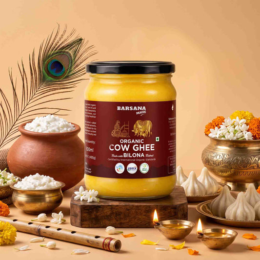 Organic Bilona Cow Ghee 500ml