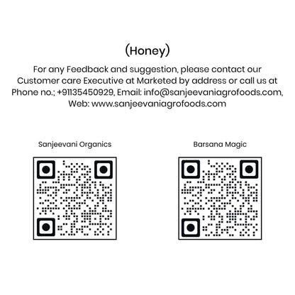 Pure Organic A2 Badri Cow Ghee in a glass jar paired with golden Van Tulsi Raw Honey, showcasing natural wellness.