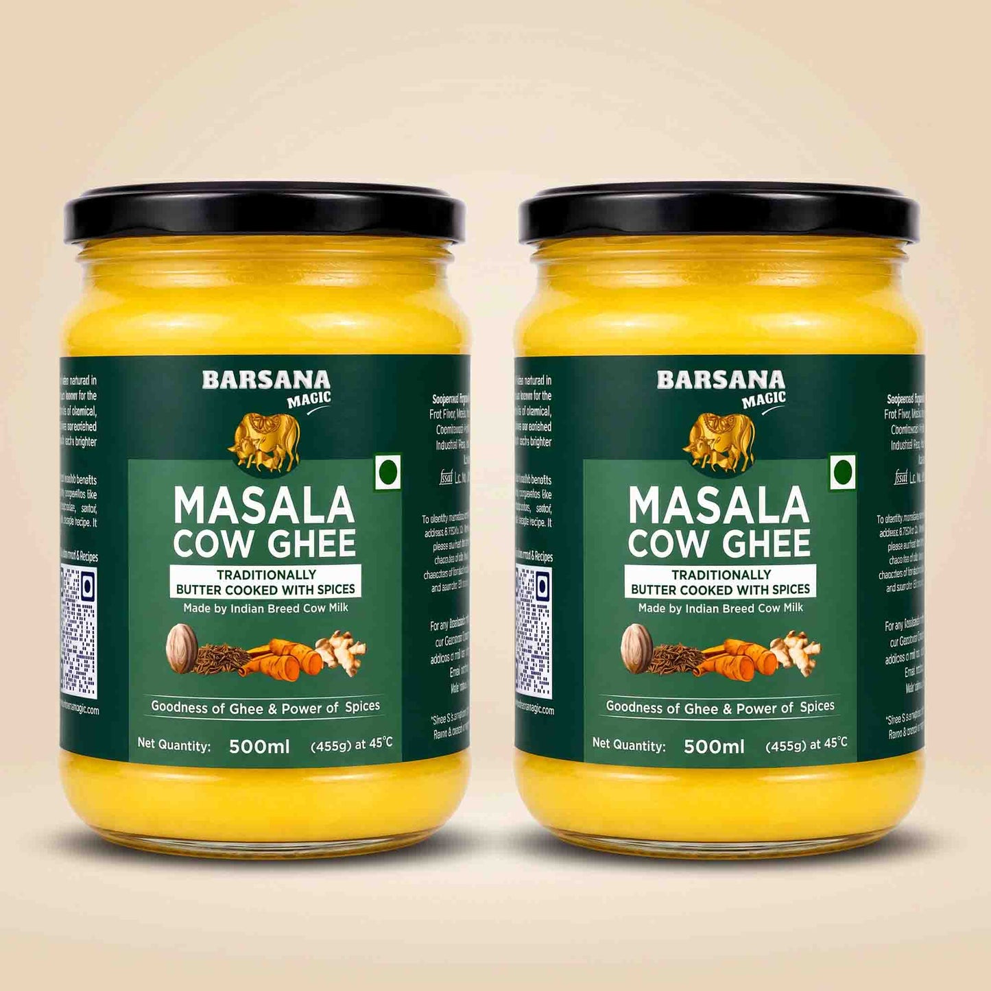 Organic Masala Cow Ghee 500 ml