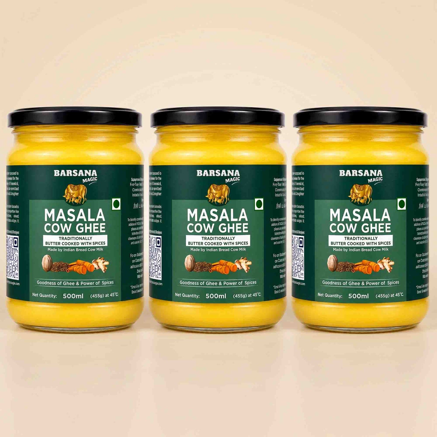 Organic Masala Cow Ghee 500 ml