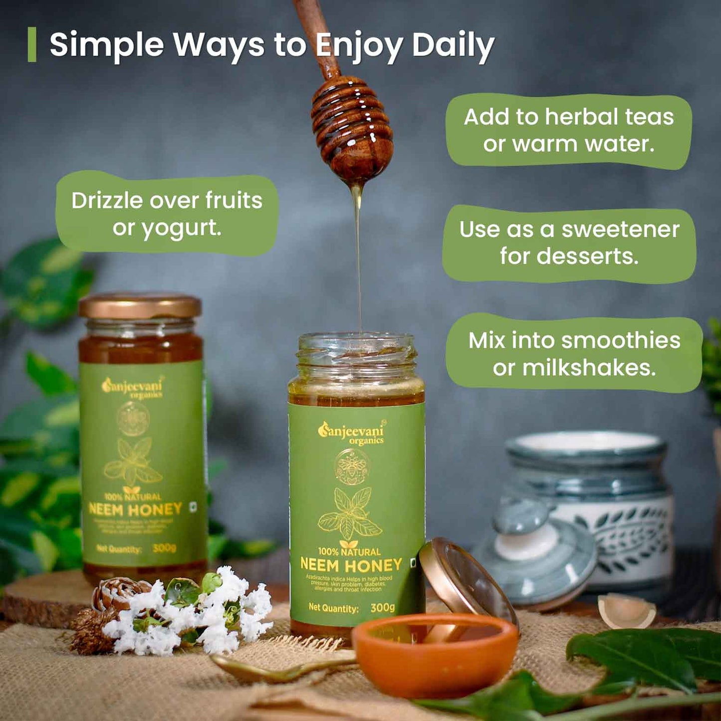 100% Natural Neem Honey 300G