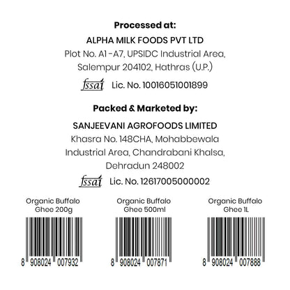 Barsana Magic and Back label of a product with branding and contact information on a white background